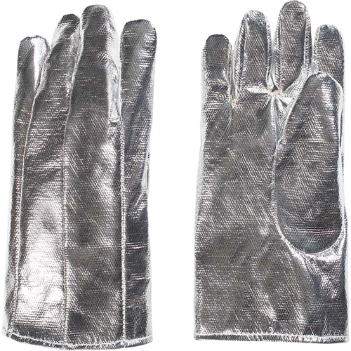 Gants r&eacute;sistants &agrave; la chaleur, Aluminis&eacute;/Kevlar, Taille unique, Prot&egrave;ge jusqu'&agrave; 800° F (426.66° C) Superchem Industries