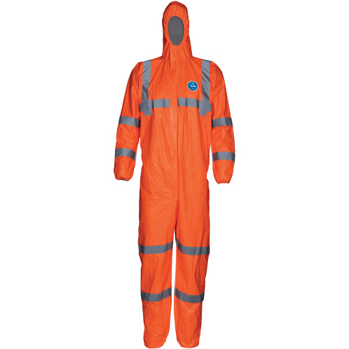 Combinaison haute visibilit&eacute; avec capuchon, Petit, Orange, Tyvek 500 Superchem Industries