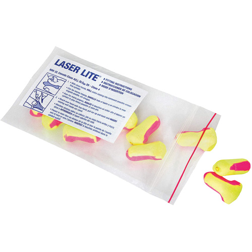 Howard Leight Laser Lite&reg; Single-Use Earplugs, Bulk - Polybag Superchem Industries