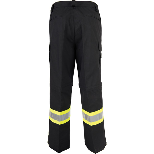 All-Season High Visibility Ventilated Pants, Poly-Cotton, 50, Black Superchem Industries