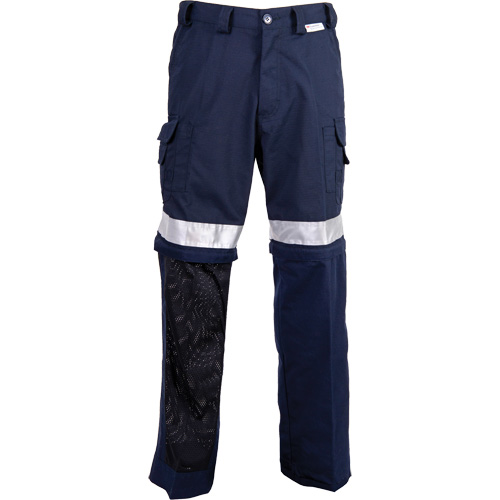 All-Season High Visibility Ventilated Pants, Poly-Cotton, 26, Navy Blue Superchem Industries