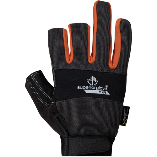 Clutch Gear&reg; Open-Finger Framers Gloves, Synthetic Palm, Size Small Superchem Industries