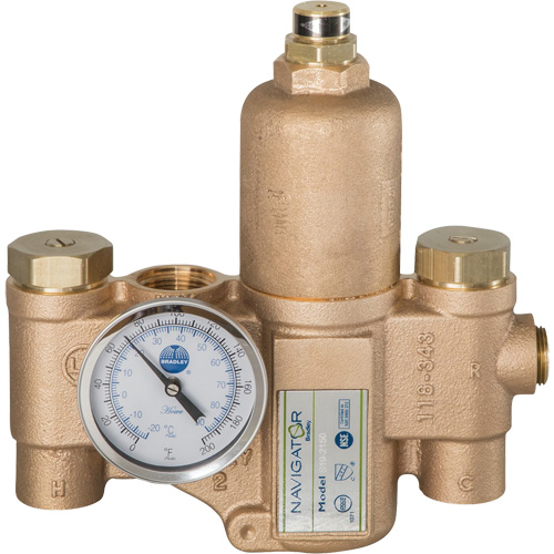 Navigator EFX20 Emergency Fixture Thermostatic Mixing Valve, 30 GPM Superchem Industries