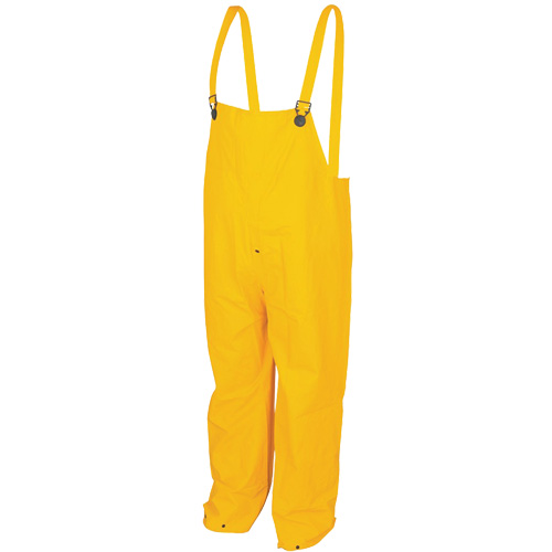 Pantalons &agrave; bavette imperm&eacute;ables de s&eacute;rie classique, Grand, Polyester/PVC, Jaune Superchem Industries
