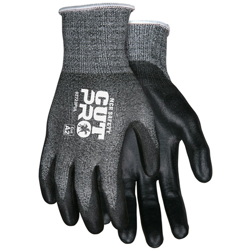 Gants r&eacute;sistant aux coupes Safety Cut Pro, Taille Grand, Calibre 13, Rev&ecirc;tement Polyur&eacute;thane, Enveloppe en PEHP, ASTM ANSI niveau A2 Superchem Industries