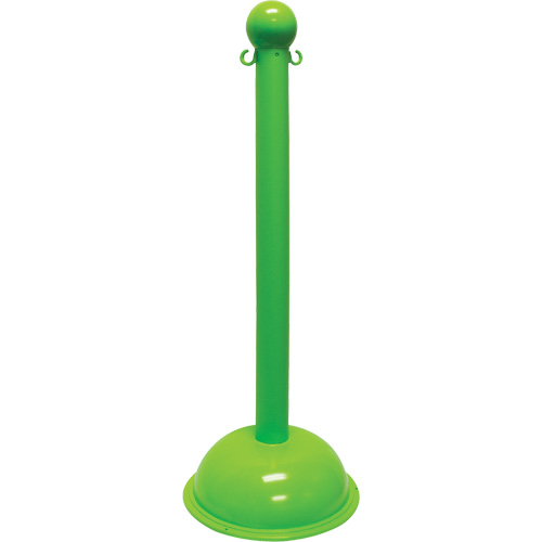 Heavy-Duty Stanchion, 40" High, Green Superchem Industries