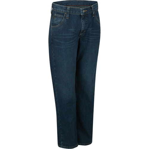Jeans pour hommes &agrave; coupe droite &eacute;lastique, Tour de taille 30 Superchem Industries