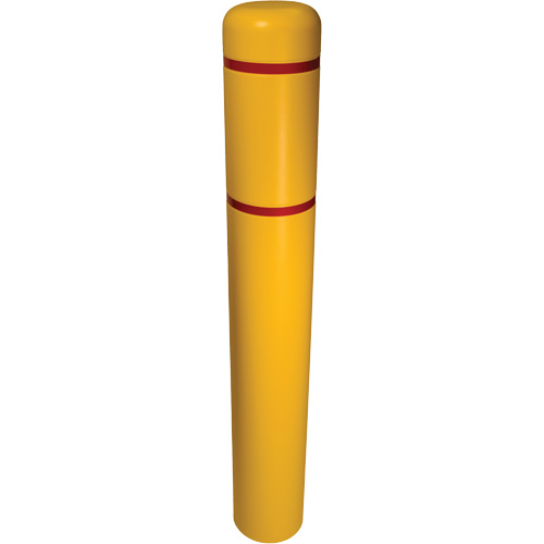 Bollard Cover, 4" Dia. x 54" L, Yellow Superchem Industries