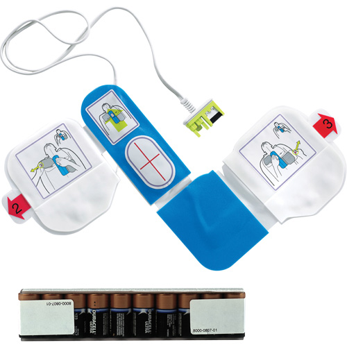 Battery Pack & CPR-D-Padz&reg; Kit, Zoll AED Plus&reg; For, Class 4 Superchem Industries