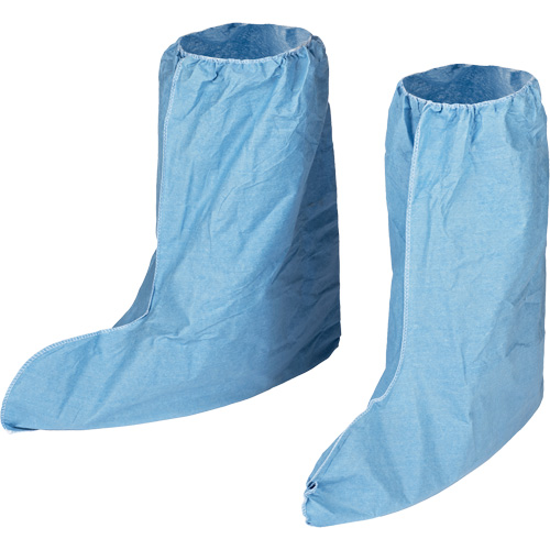 Pyrolon&reg; Plus 2 Flame Resistant Boot Covers, X-Large, FR Treated Fabric, Blue Superchem Industries