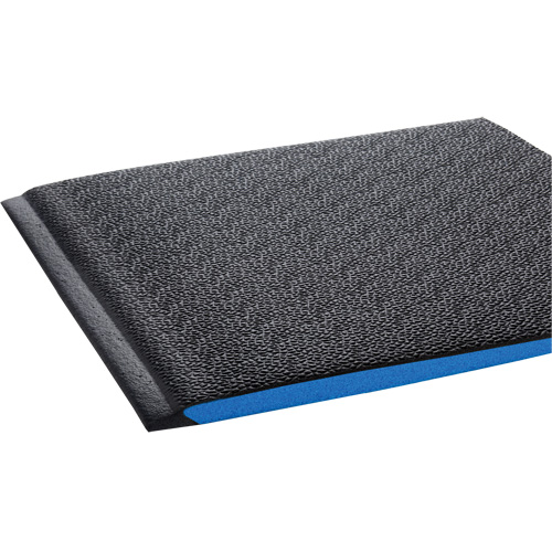 Tapis ergonomiques Wear-Bond Comfort-King, Rugueux, 2' x 3' x 9/16", Noir, Mousse de vinyle Superchem Industries