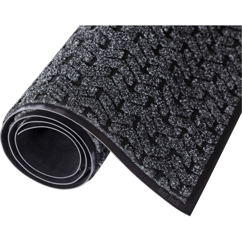 Tapis d'accueil Performance Tire-Track, Essuie-pieds/grattoir, 4' x 8' x 3/8", Charbon Superchem Industries