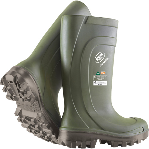 Thermolite Insulated Safety Boots, Polyurethane, Composite Toe, Size 6, Puncture Resistant Sole Superchem Industries