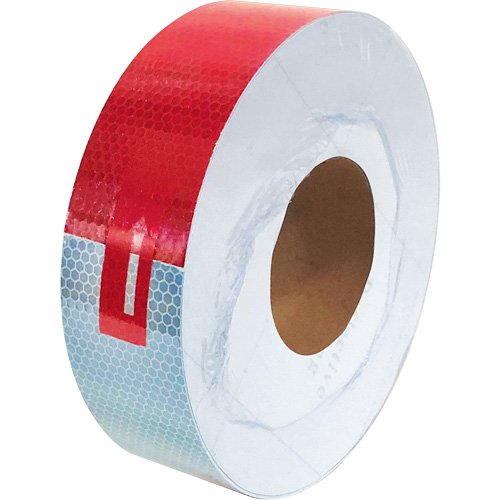 Conspicuity Tape, 2" W x 150' L, Red & White Superchem Industries