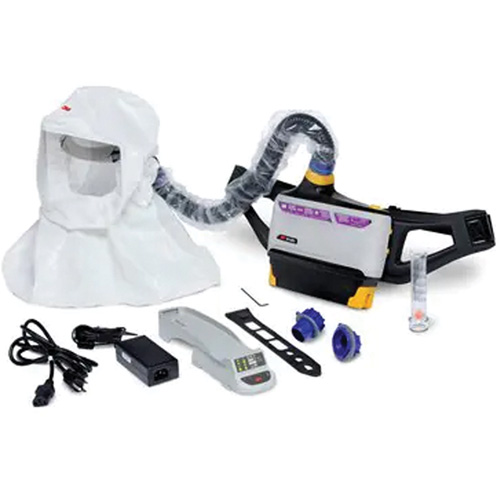 Versaflo Powered Air Purifying Respirator Easy Clean Kit, Loose Fitting Hood & Faceshield, Lithium-Ion Battery Superchem Industries