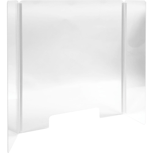 Countertop Safety Shield, 24-3/8" W x 31-3/4" H Superchem Industries