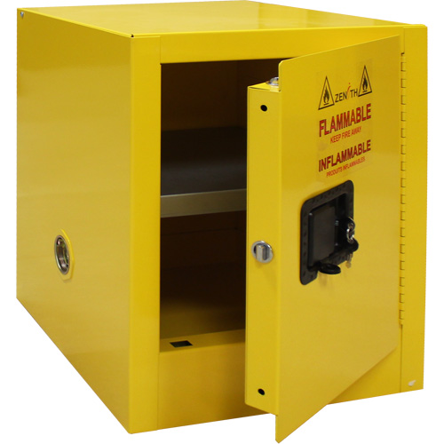 Armoire pour produits inflammables, 4 gal., 1 Porte(s), 17" La x 22" h x 18" p Superchem Industries