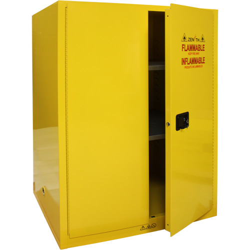 Armoire pour produits inflammables, 90 gal., 2 Porte(s), 43" La x 66" h x 34" p Superchem Industries