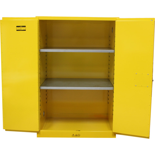 Armoire pour produits inflammables, 90 gal., 2 Porte(s), 43" La x 66" h x 34" p Superchem Industries