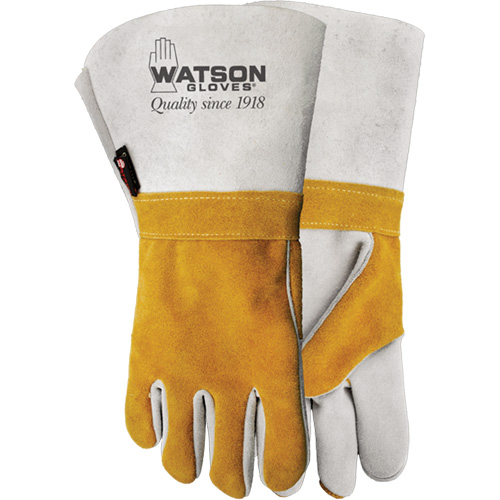 Wopper Welder's Gloves, Split Cowhide, Size 10 Superchem Industries