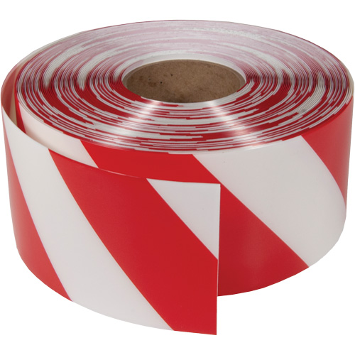 ArmorStripe&reg; Ultra Durable Floor Tape, 4" x 100', PVC, Red and White Superchem Industries