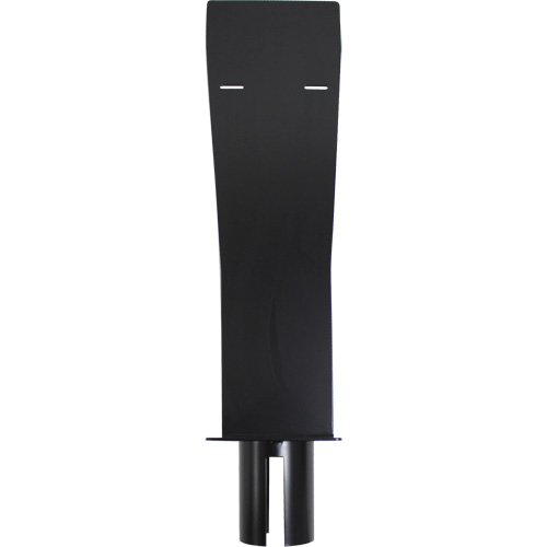 Porte-distributeur pour poteaux de barri&egrave;re pour le contr&ocirc;le des foules, Noir Superchem Industries