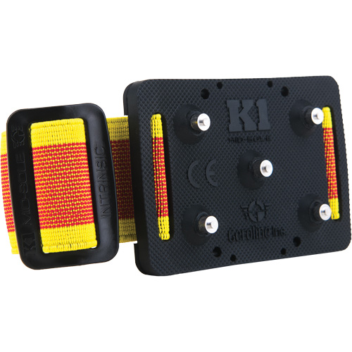 Crampons &agrave; glace mi-semelles intrins&egrave;ques, M&eacute;lange de polym&egrave;re, Traction Crampon, Taille unique Superchem Industries