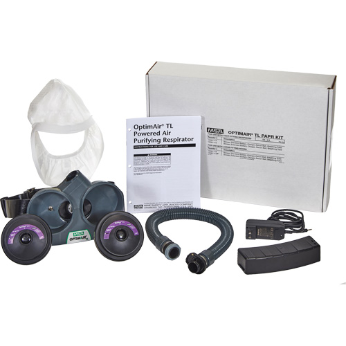 OptimAir&reg; TL PAPR Response Kit, Headcover & Faceshield, Lithium-Ion Battery Superchem Industries