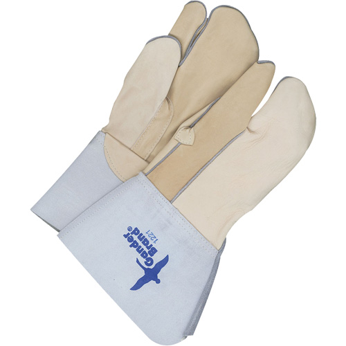 Gants &agrave; trois doigts en cuir, Cuir fleur de vache, Taille 9 Superchem Industries