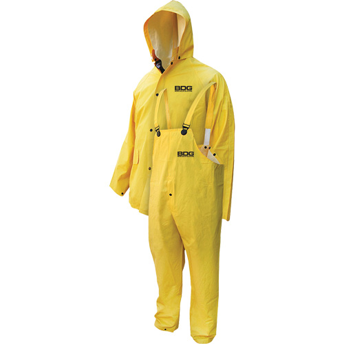 Deny 3-Piece FR Rainwear Suit, 5X-Large, Yellow Superchem Industries