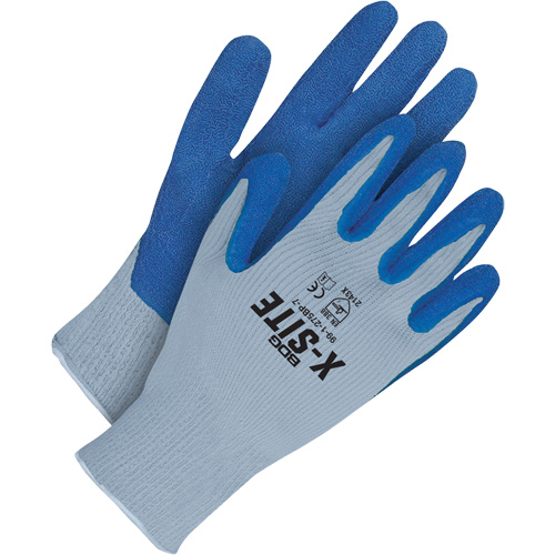 Gants X-Site, 7, Rev&ecirc;tement Latex, Enveloppe en Polyester/Coton Superchem Industries