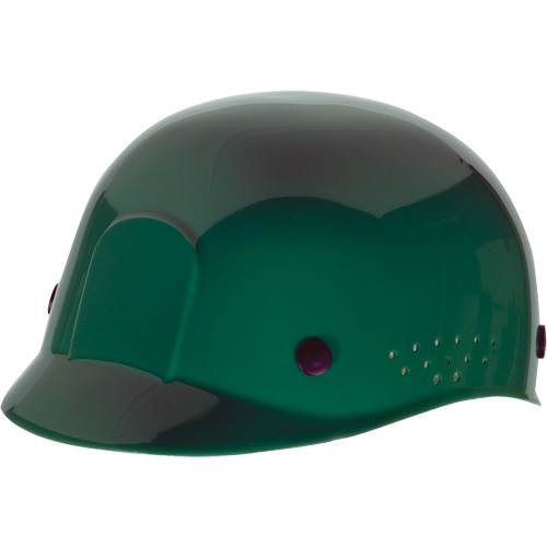 Casque antichocs, Suspension &agrave; douille, Vert Superchem Industries