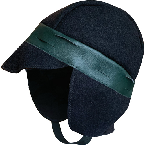 Safety Helmet Winter Liner, Sheep Lining, One Size, Navy Blue Superchem Industries