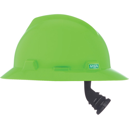 V-Gard&reg; Slotted Full-Brim Hardhat, Meets CSA Type 1, Ratchet Suspension, Non-Vented Superchem Industries
