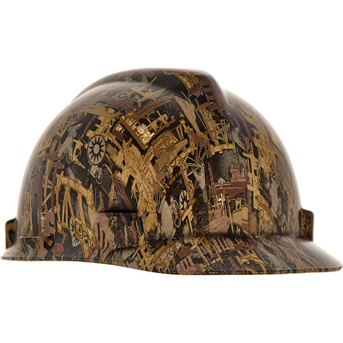 V-Gard&reg; Hydro Dip Hard Hat, Meets CSA Type 1, Ratchet Suspension, Non-Vented Superchem Industries