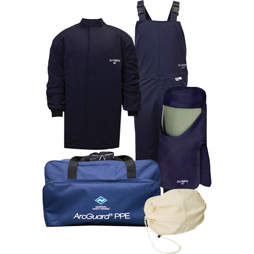 Arcguard Revolite XL Arc Flash Suit Kit with Lift Front Hood, 40 cal/cm² Superchem Industries