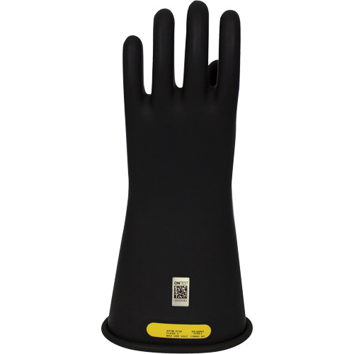 Gants en caoutchouc pour travaux &eacute;lectriques Arcguard, Taille 8, 10" lo Superchem Industries