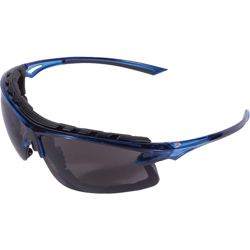 Dynamic Opti-Seal Semi-Rimless Safety Glasses, Smoke Lens, Anti-Fog/Anti-Scratch, ANSI Z87+/Meets/Exceeds CSA Z94.3 Superchem Industries