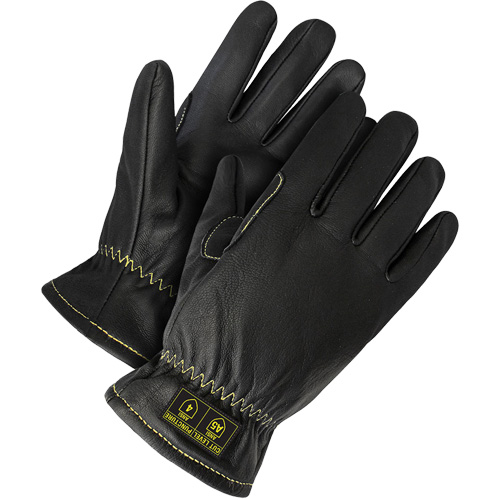Gants r&eacute;sistants aux huiles Deny, 3T-Grand, Paume en Cuir fleur de ch&egrave;vre Superchem Industries