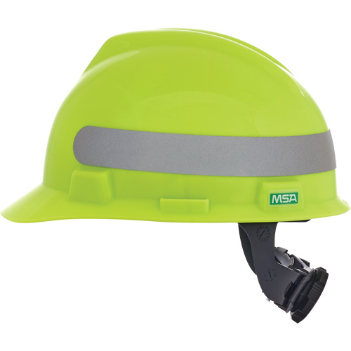 Casque de s&eacute;curit&eacute; &agrave; fentes V-Gard, R&eacute;pond aux normes CSA type 1, Suspension Rochet, Non ventil&eacute; Superchem Industries