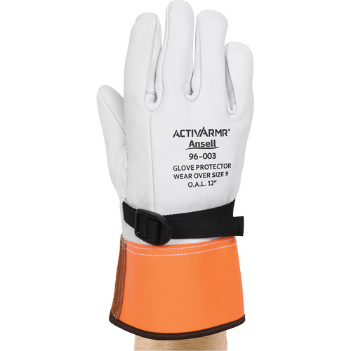 Gants de protection en cuir pour haute tension 96-003, Taille 11, 12" lo Superchem Industries