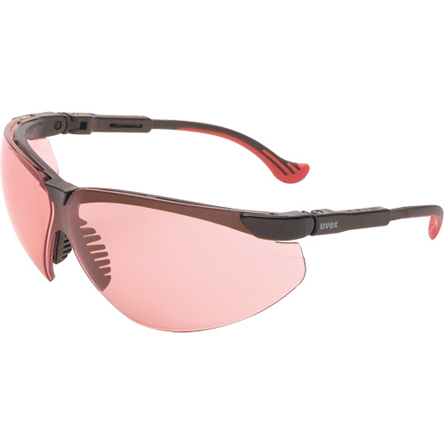 Uvex HydroShield&reg; Genesis&reg; XC Safety Glasses, SCT-Vermillion Lens, Anti-Fog/Anti-Scratch, ANSI Z87+/Meets/Exceeds CSA Z94.3 Superchem Industries