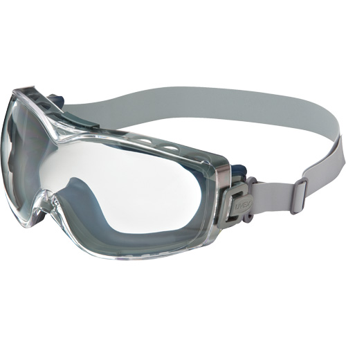 Uvex HydroShield&reg; Stealth&reg; OTG Safety Goggles, Clear Lens, Anti-Fog/Anti-Scratch, Indirect Vent Superchem Industries