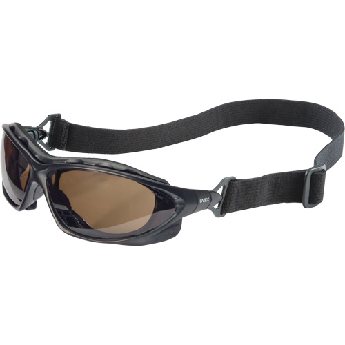 Uvex HydroShield&reg; Seismic&reg; Safety Goggles, SCT-Grey Lens, Anti-Fog/Anti-Scratch, Closed Vent Superchem Industries
