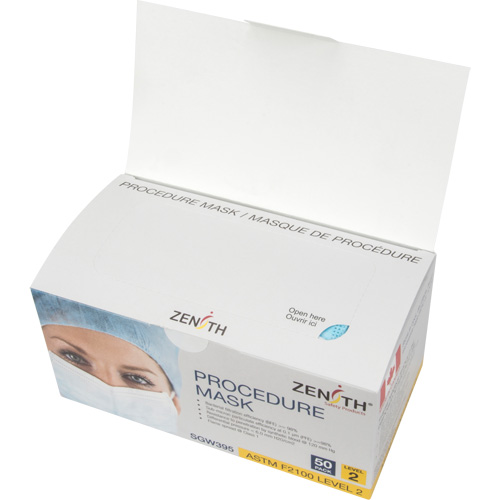 Disposable Procedure Face Masks, ASTM F2100 Level 2, Class 1 Superchem Industries