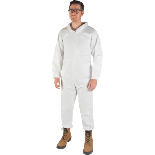 Premium Coveralls, 2X-Large, White, Microporous Superchem Industries