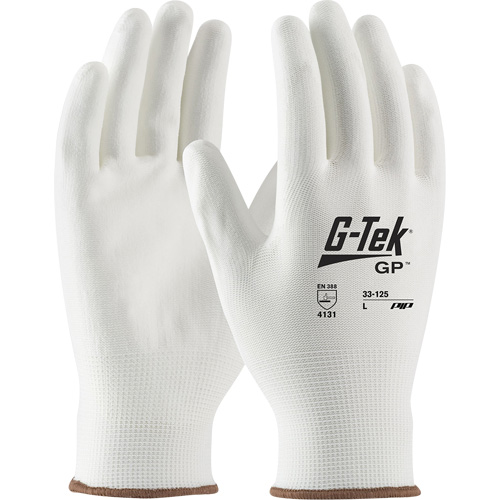 Gants enduits G-Tek GP, Petit, R&ecirc;vetement Polyur&eacute;thane, Calibre 13, Enveloppe en Nylon Superchem Industries