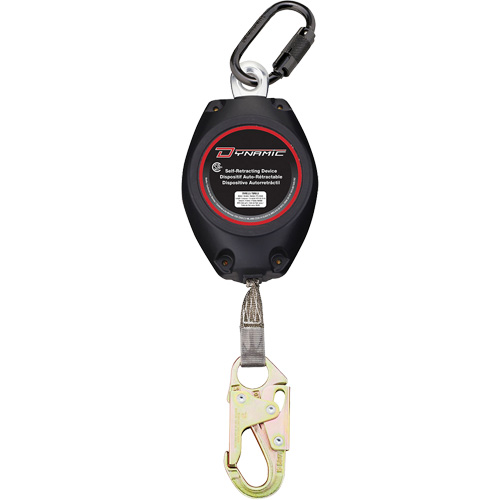 Cordage de s&eacute;curit&eacute; autor&eacute;tractable Dynamic, 20', Dyneema, Pivotant Superchem Industries