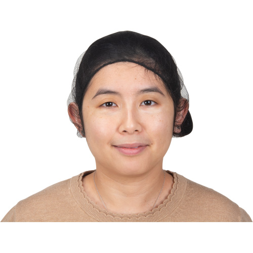 Hair Nets, Nylon, 21", Brown Superchem Industries