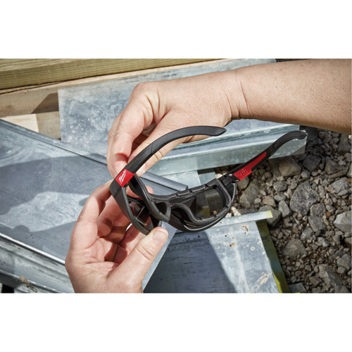 Performance Safety Glasses with Gasket, Black Lens, Polarized, Meets/Exceeds CSA Z94.3 Superchem Industries